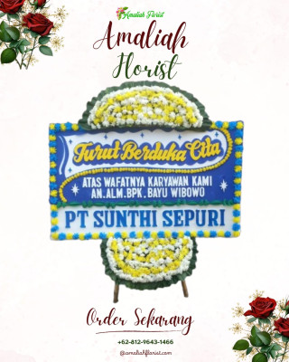 Papan Bunga Duka di Kowangan