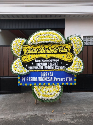Papan Bunga Duka di Kowangan