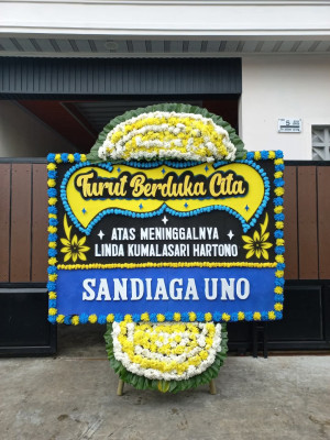 Papan Bunga Duka di Kowangan